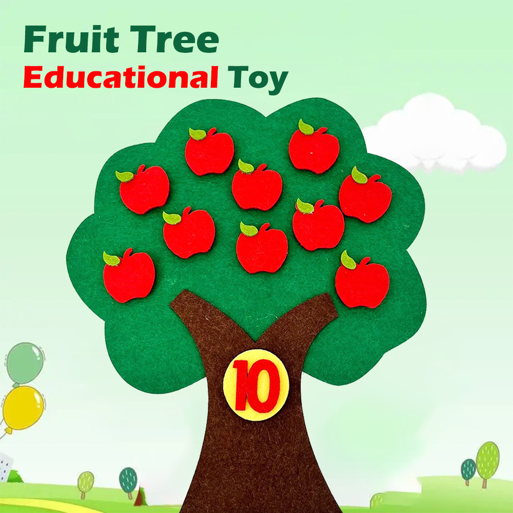 Kids Education Number - 몬테소리 과일 나무 계산 장난감, 숫자