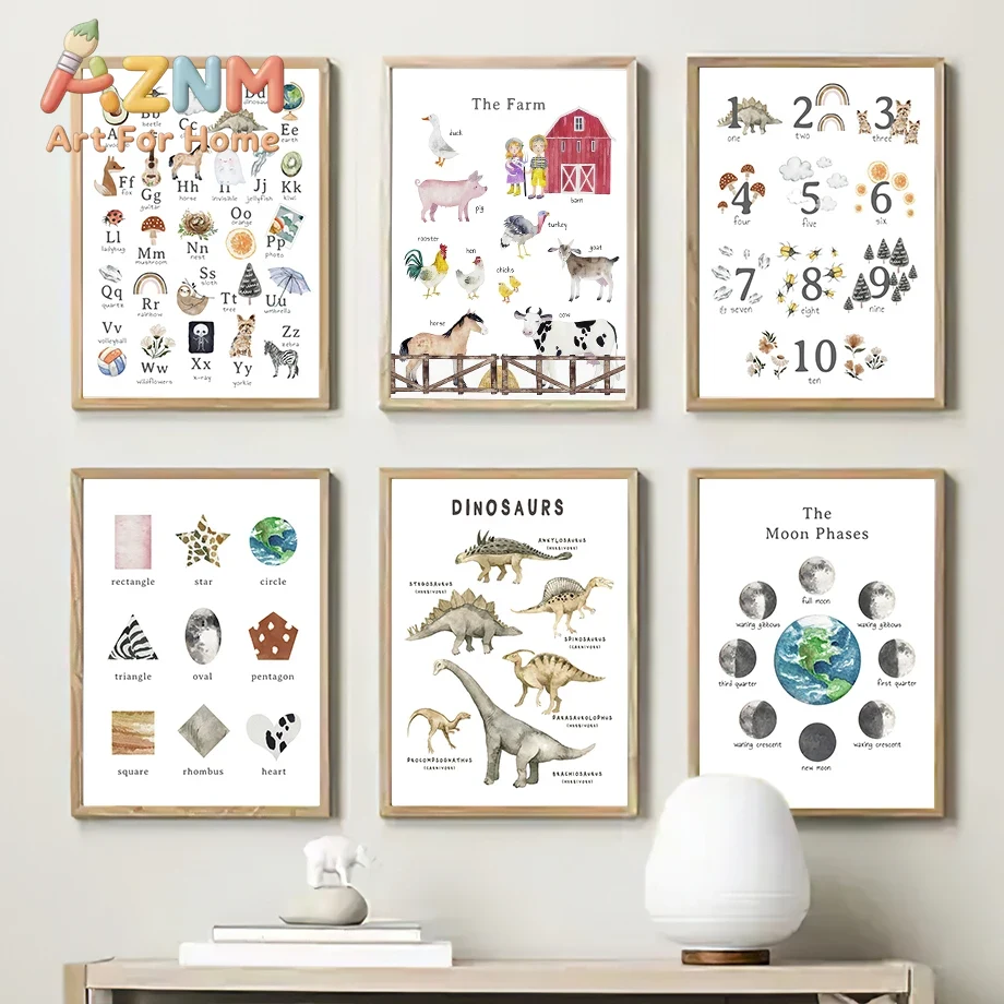 교육용, 유아용, 알파벳, 숫자, 태양계, 날씨, 벽  - Kids Education Number 리뷰 및 가격